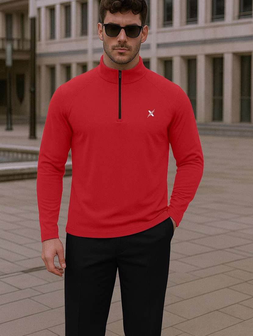 men solid long sleeve regular fit t-shirt - 22354632 -  Standard Image - 1