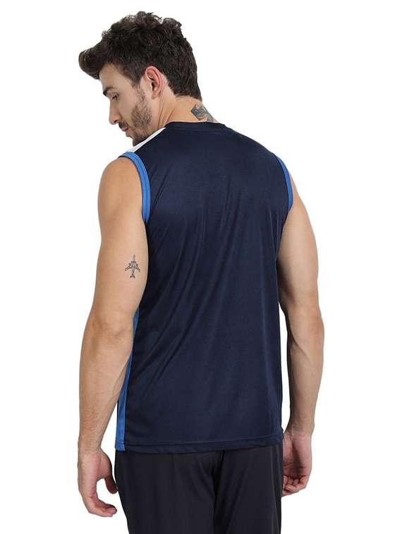 men color block sleeveless t-shirt - 22354753 -  Standard Image - 1