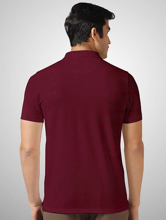 men solid short sleeve regular fit polo t-shirt - 22354915 -  Standard Image - 1