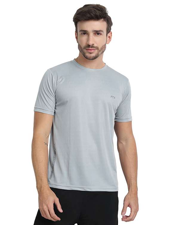 men pack of 4 solid short sleeve sports t-shirt - 22355089 -  Standard Image - 1