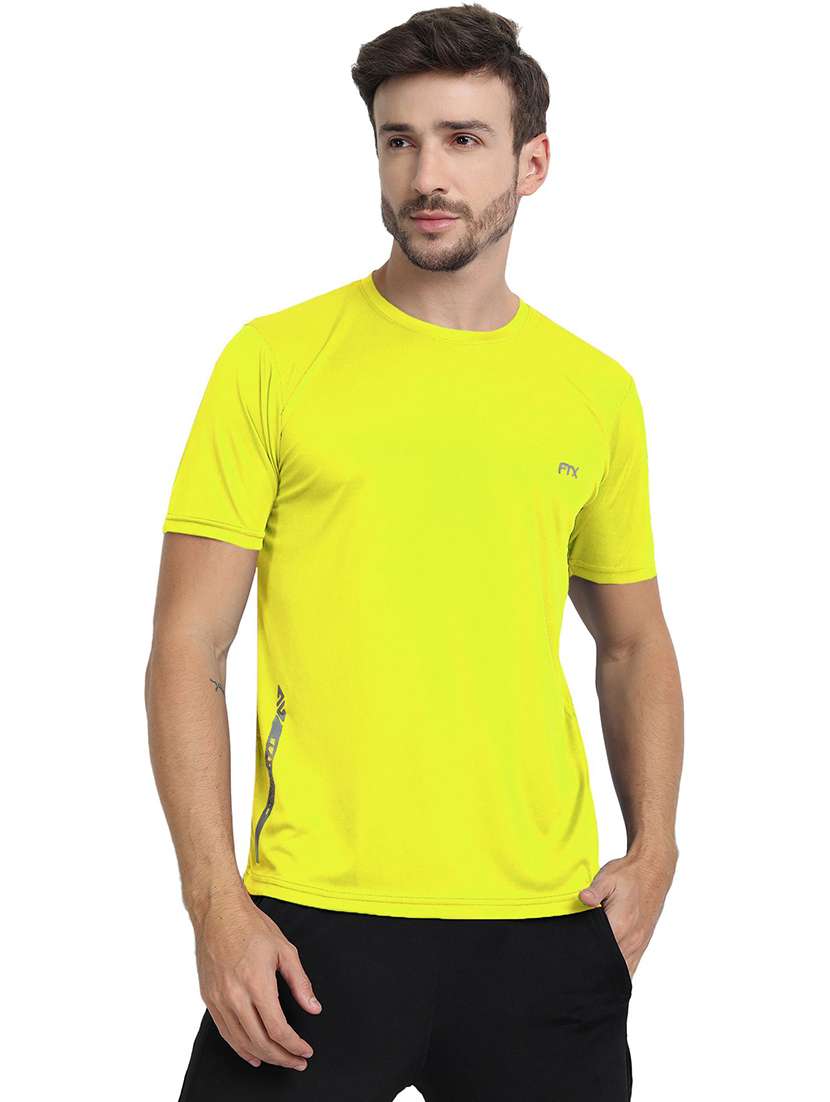 men pack of 4 solid short sleeve sports t-shirt - 22355212 -  Standard Image - 1