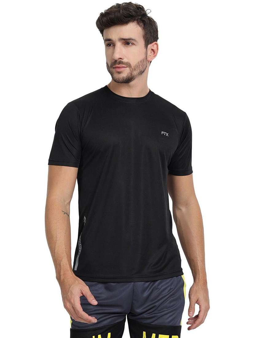 men pack of 4 solid short sleeve sports t-shirt - 22355215 -  Standard Image - 1