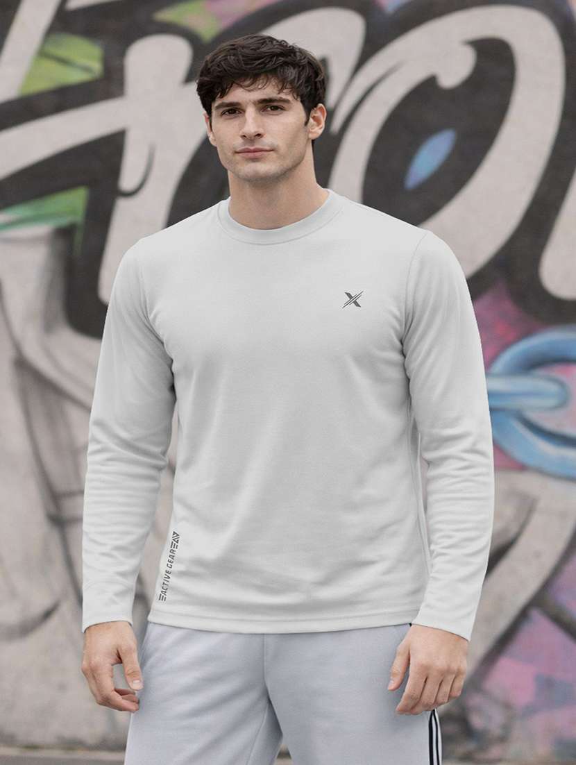 men pack of 3 solid long sleeve sports t-shirt - 22355498 -  Standard Image - 1