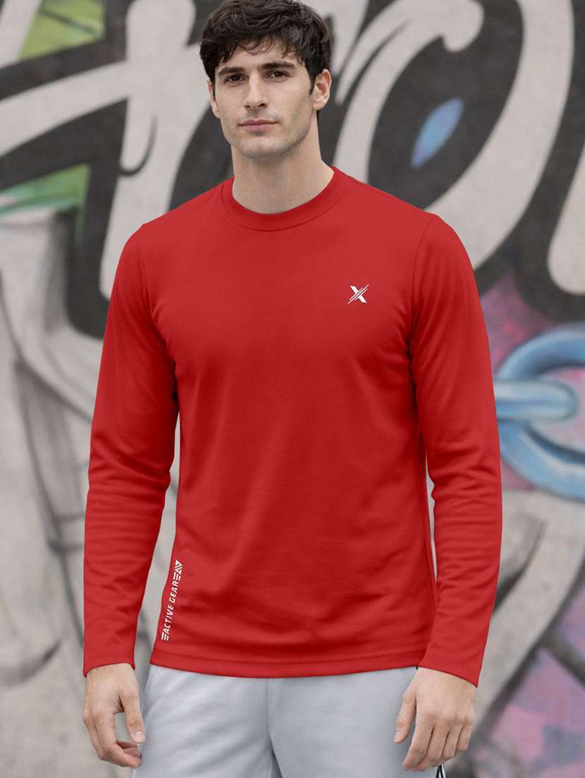 men pack of 3 solid long sleeve sports t-shirt - 22355508 -  Standard Image - 1