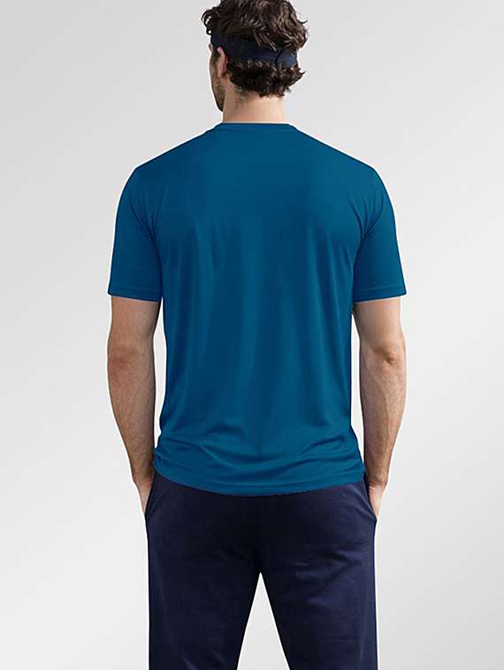 men solid round neck regular fit t-shirt - 22355532 -  Standard Image - 1