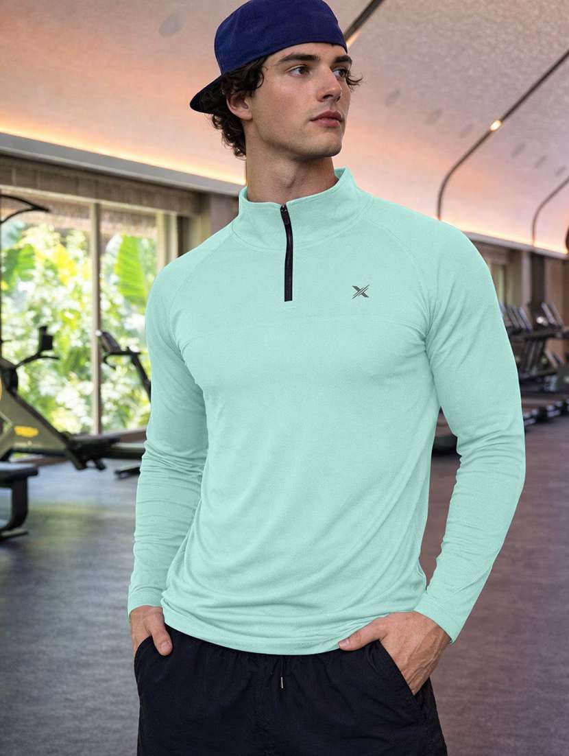 men pack of 2 solid long sleeve sport t-shirt - 22355696 -  Standard Image - 1