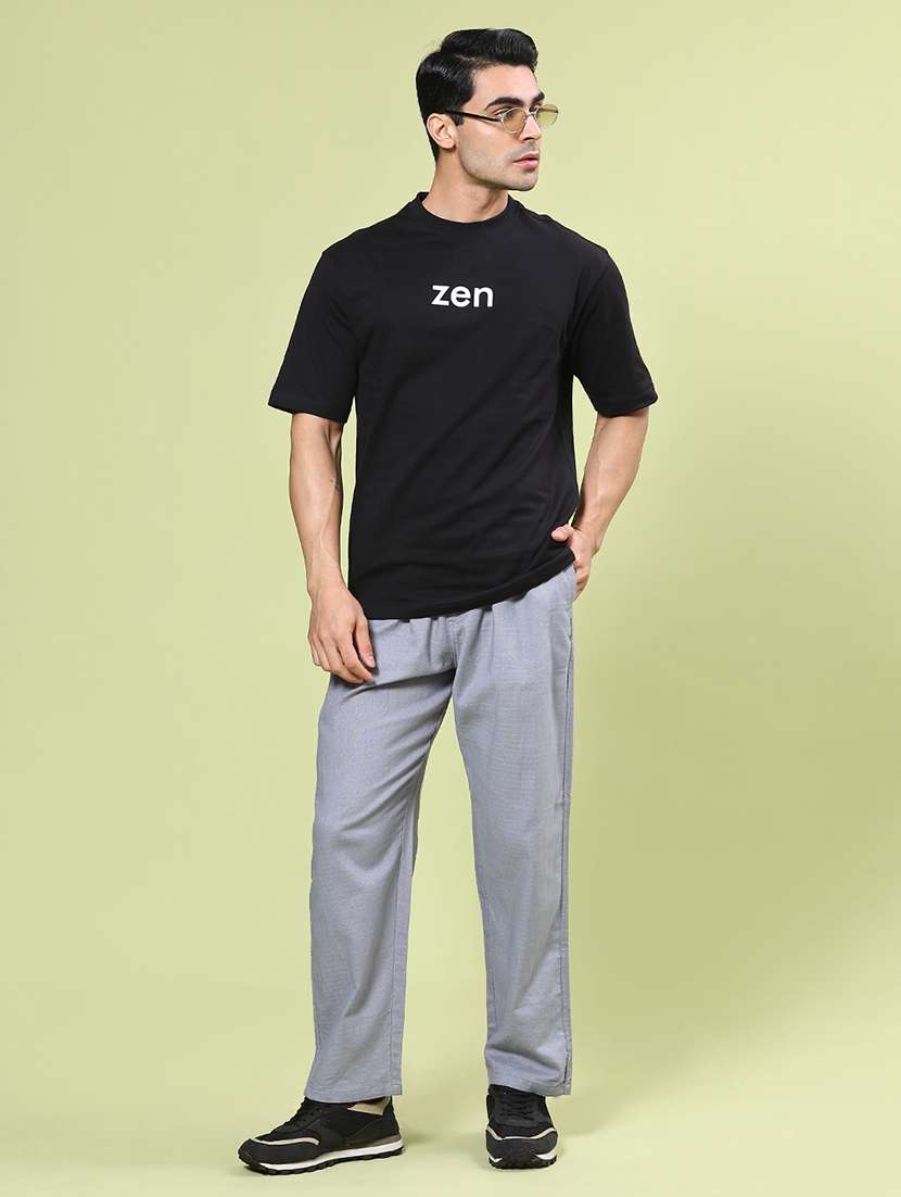 men grey cotton cargo - 22355850 -  Standard Image - 4