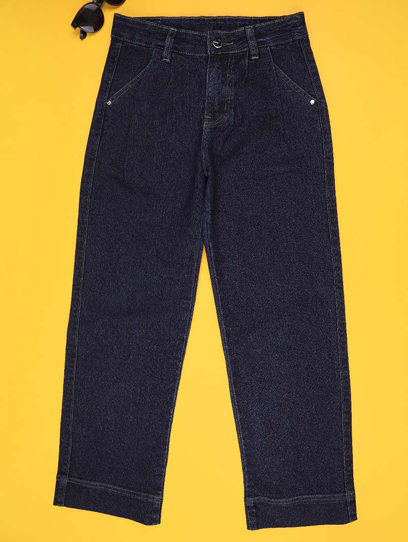 blue poly cotton plain jean - 22355939 -  Standard Image - 1