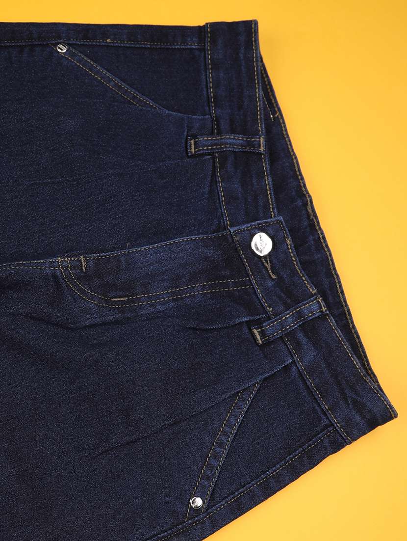 blue poly cotton plain jean - 22355939 -  Standard Image - 4