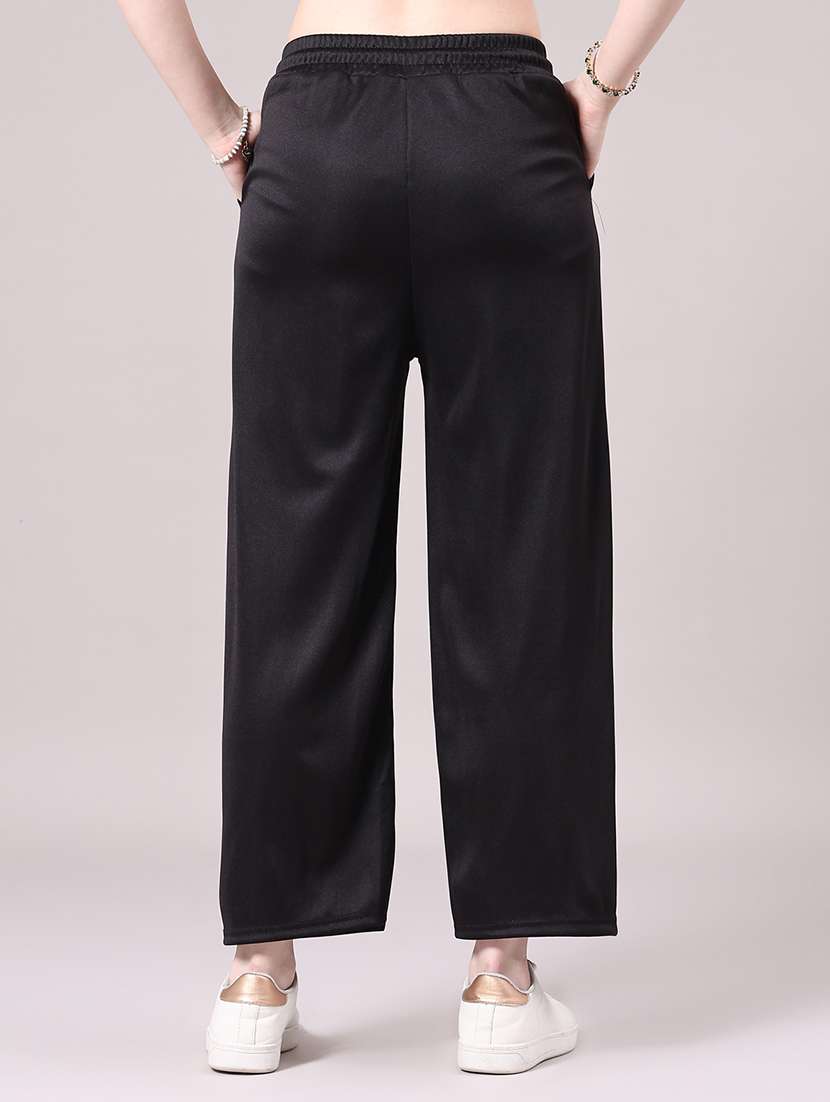 black cotton trousers - 22355946 -  Standard Image - 4