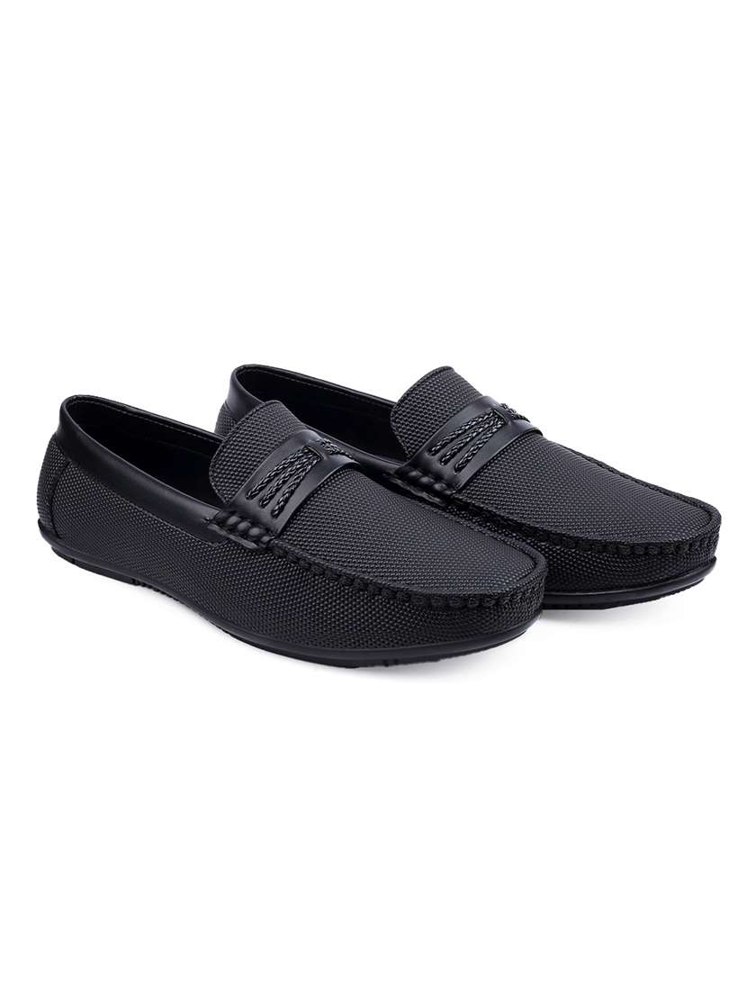 men textured slip on loafer - 22356512 -  Standard Image - 1
