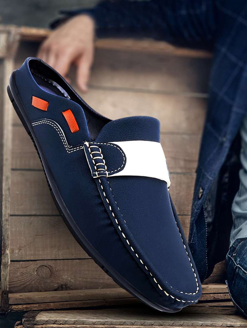 men textured slip on loafer - 22356515 -  Standard Image - 1