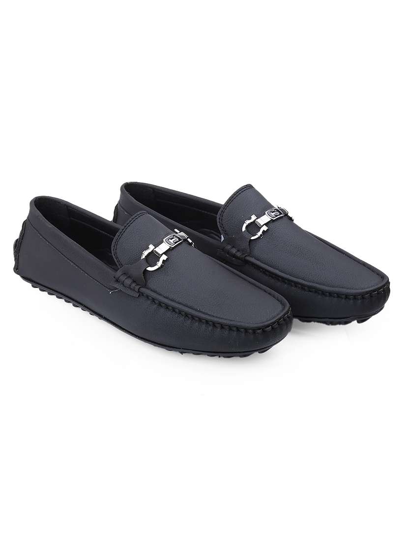 men solid slip on horsebit loafer - 22356523 -  Standard Image - 1