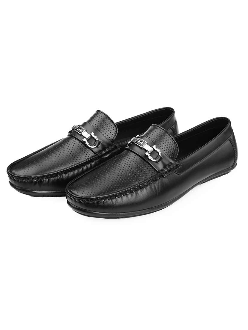 men textured slip on horsebit loafer - 22356527 -  Standard Image - 1