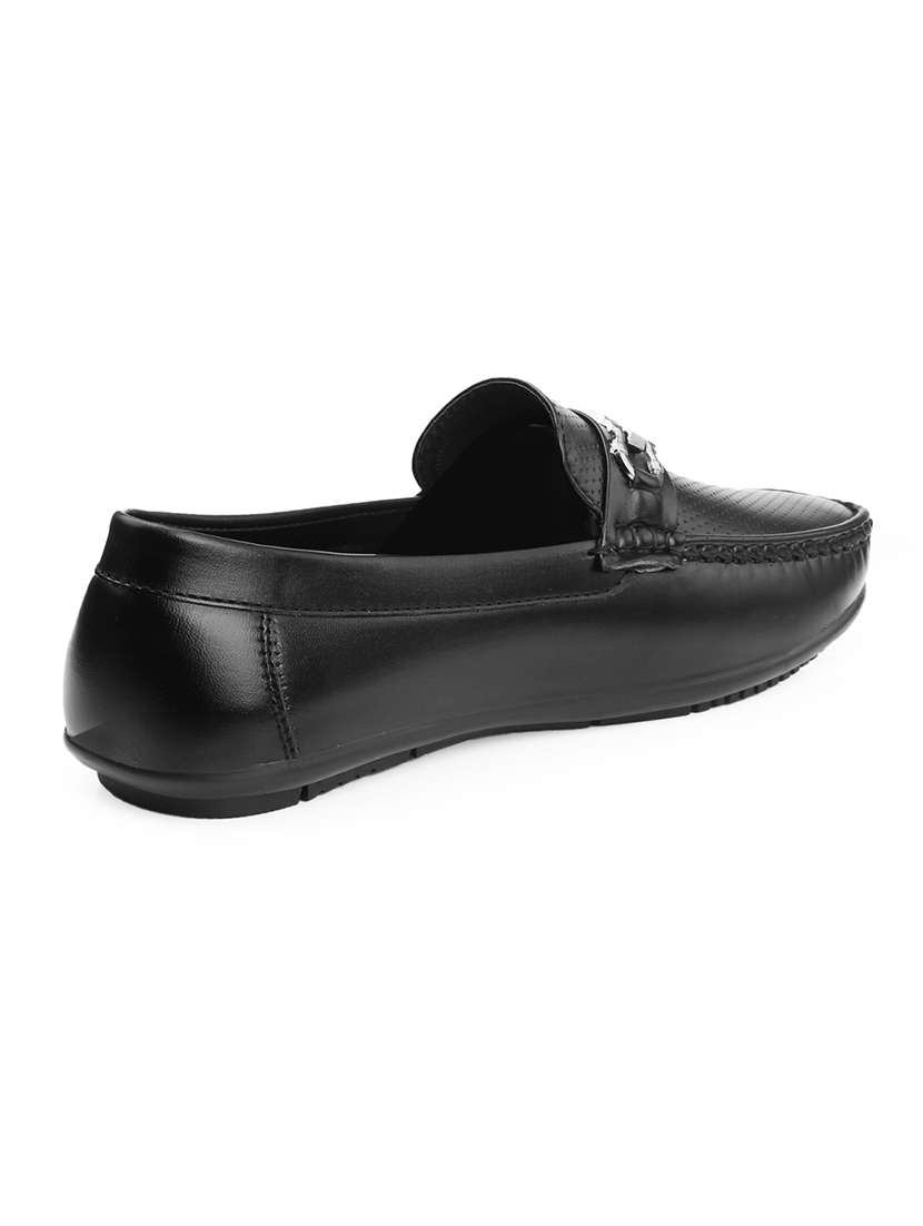 men textured slip on horsebit loafer - 22356527 -  Standard Image - 4