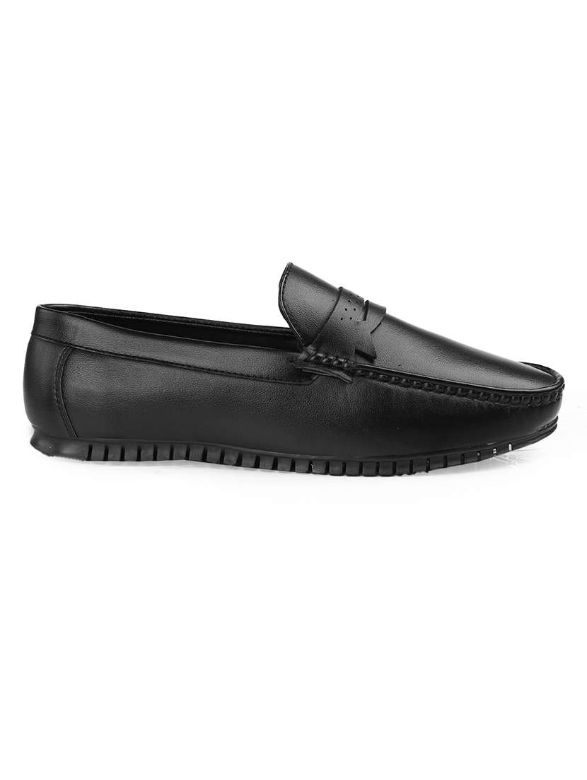 men solid slip on loafer - 22356540 -  Standard Image - 4
