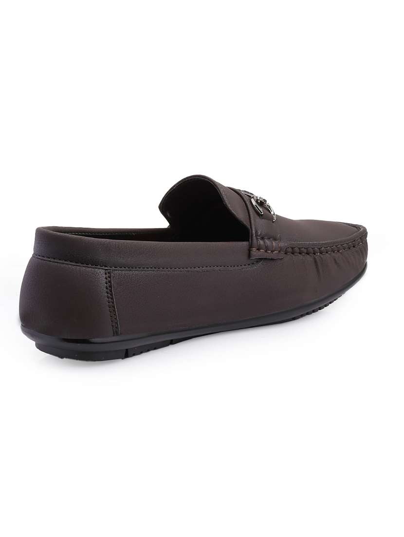 men solid slip on horsebit loafer - 22356549 -  Standard Image - 4