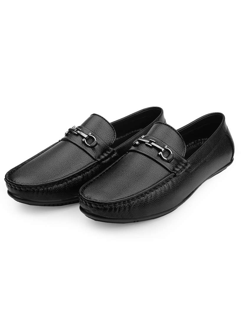 men solid slip on horsebit loafer - 22356551 -  Standard Image - 1