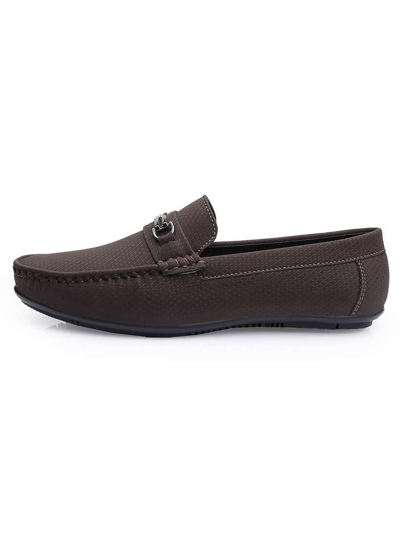 men solid slip on horsebit loafer - 22356552 -  Standard Image - 4