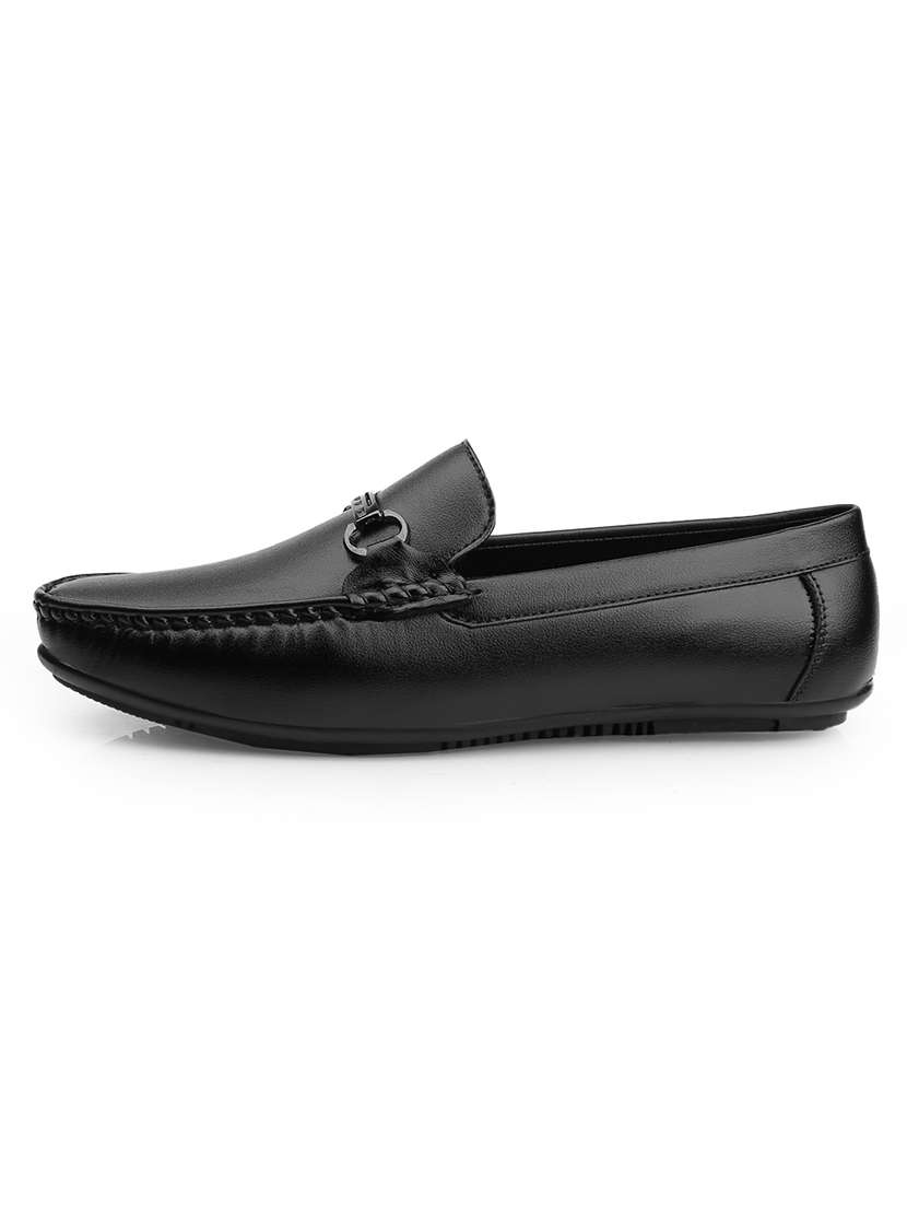 men solid slip on horsebit loafer - 22356555 -  Standard Image - 4