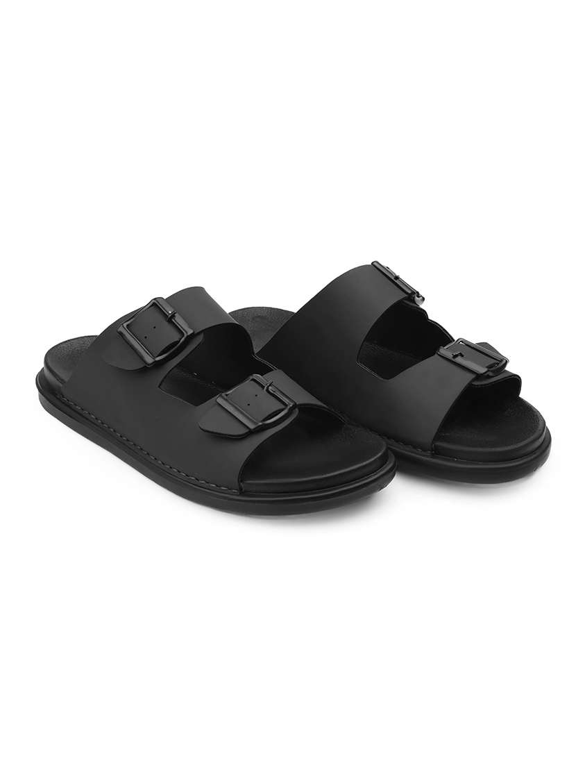 men solid slip on sandal - 22356567 -  Standard Image - 1