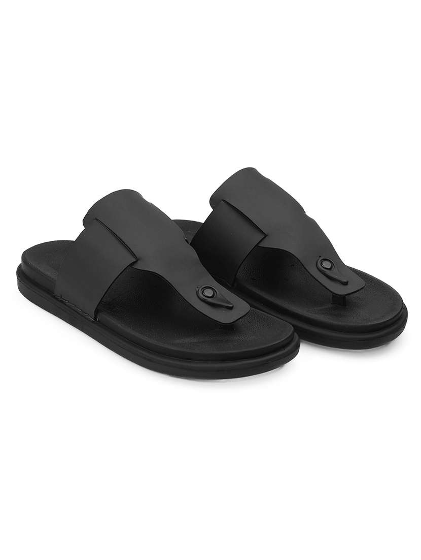 men solid toe seperator sandal - 22356571 -  Standard Image - 1