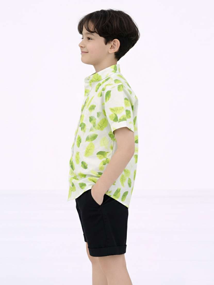 boys printed shirt and short set - 22356662 -  Standard Image - 1