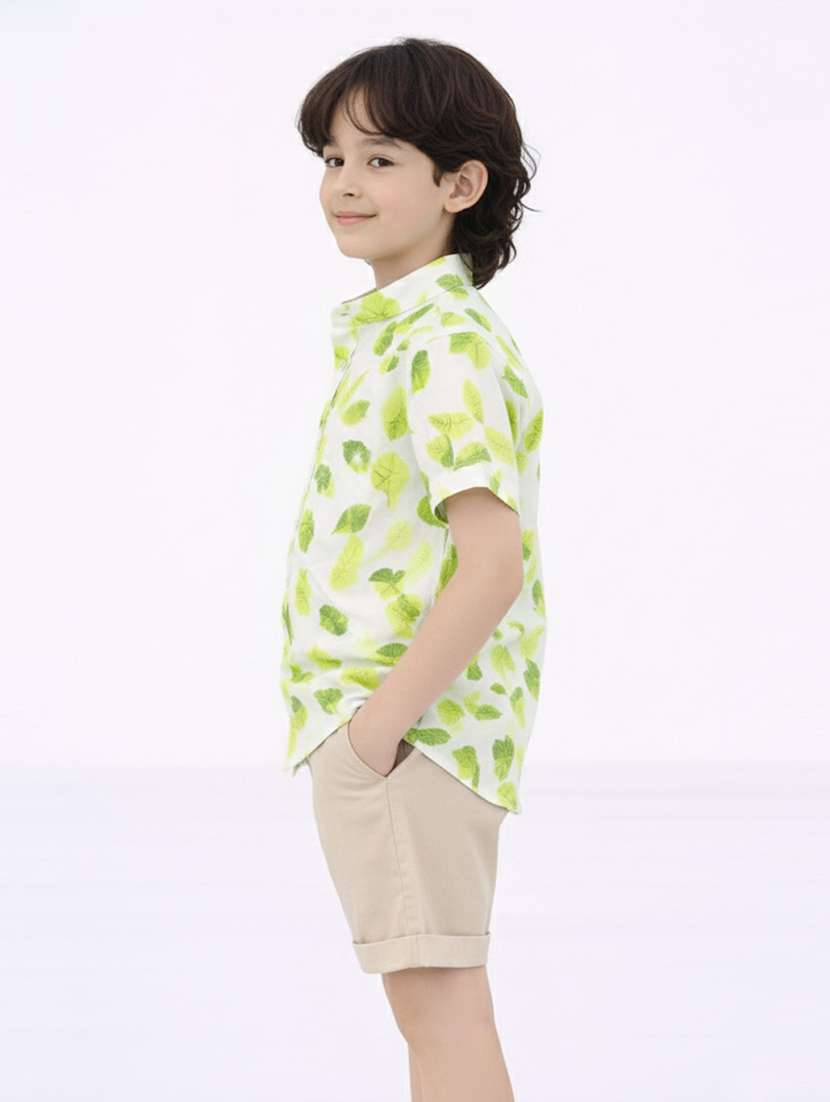 boys printed shirt and short set - 22356664 -  Standard Image - 1