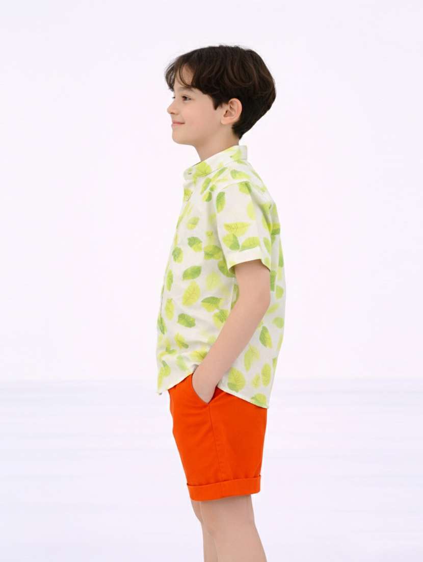 boys printed shirt and short set - 22356665 -  Standard Image - 1