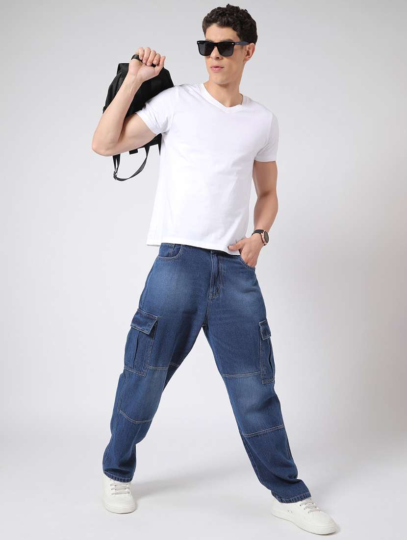 blue cotton jeans - 22357170 -  Standard Image - 4