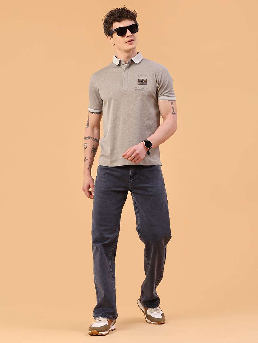 men solid short sleeve slim fit polo t-shirt - 22357253 -  Standard Image - 4
