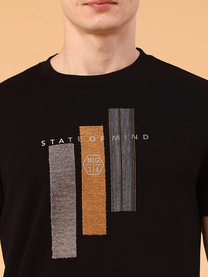 men printed short sleeve slim fit t-shirt - 22357271 -  Standard Image - 1