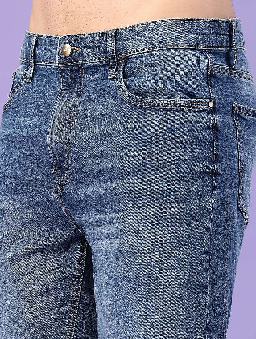 Blue Cotton Shorts - 22357412 -  Standard Image - 1