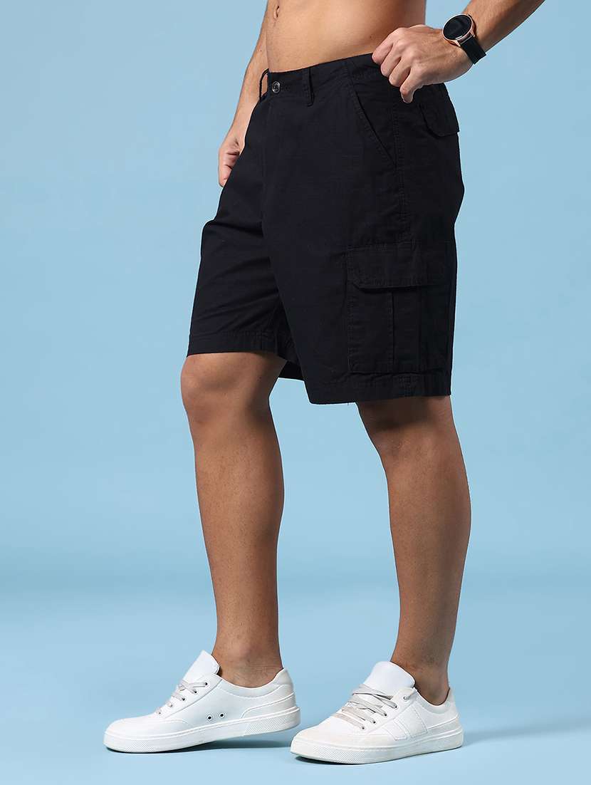 black cotton  short - 22357414 -  Standard Image - 4