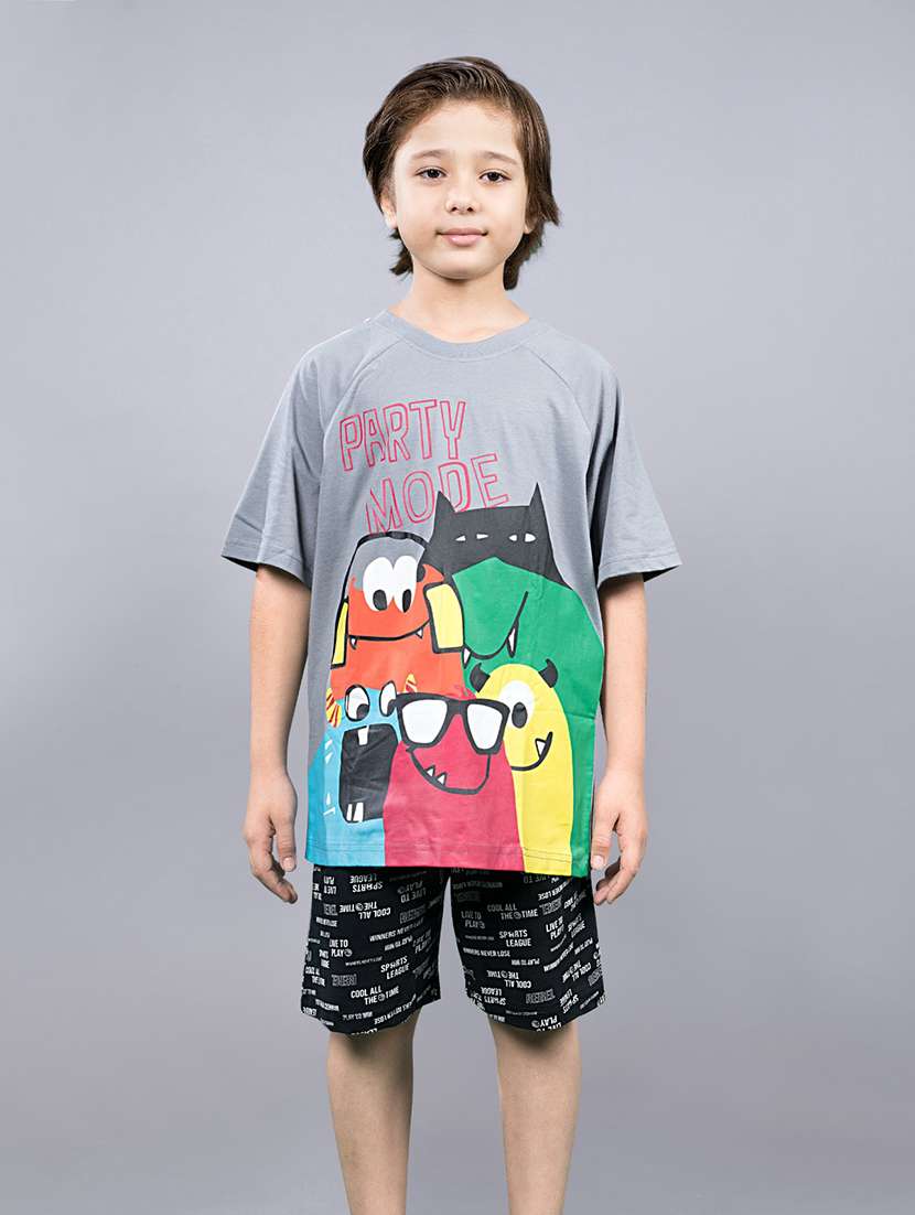 boys pack of 2 printed short sleeve t-shirt - 22357495 -  Standard Image - 1