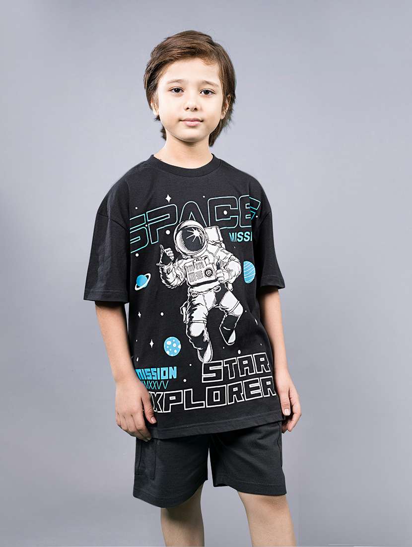 boys pack of 2 printed short sleeve t-shirt - 22357496 -  Standard Image - 1