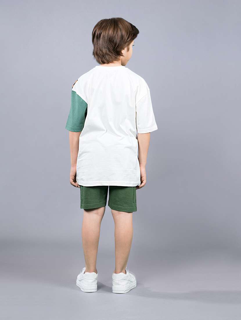 boys printed t-shirt and shorts set - 22357504 -  Standard Image - 1