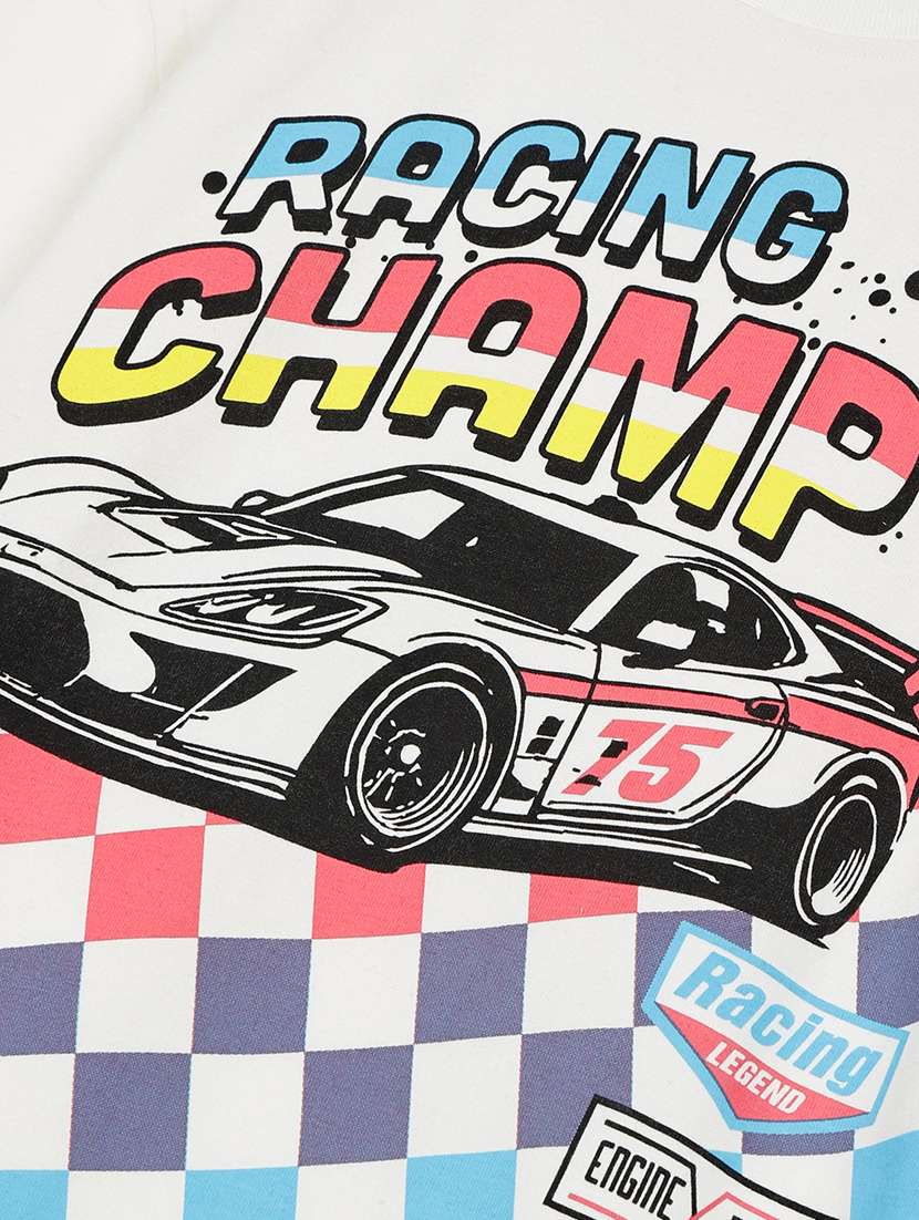 boys printed t-shirt and shorts set - 22357505 -  Standard Image - 4