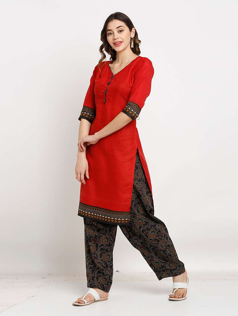 Women Printed Unstitched Suit Set - 22357703 -  Standard Image - 1