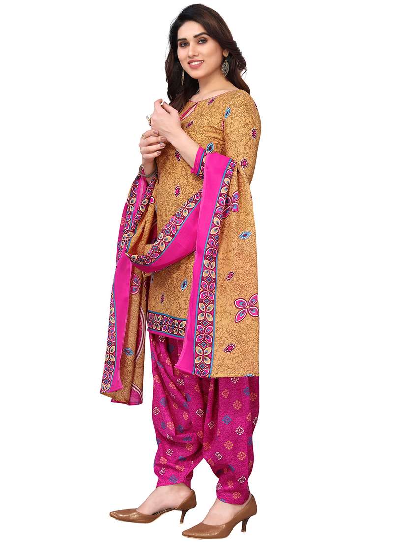 Women Printed Unstitched Suit Set - 22357733 -  Standard Image - 1