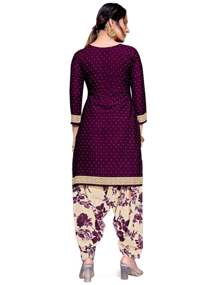Women Printed Unstitched Suit Set - 22357735 -  Standard Image - 1