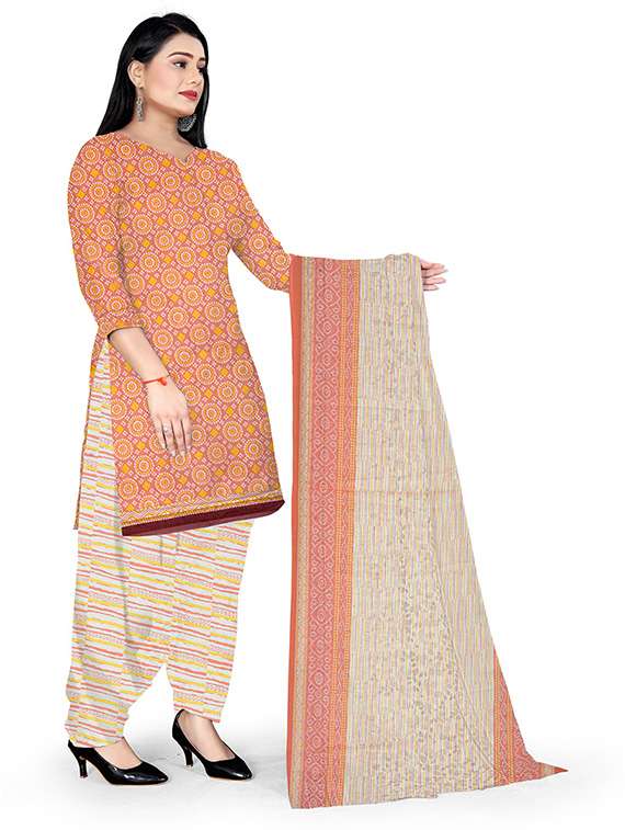women printed unstitched suit set - 22357748 -  Standard Image - 1