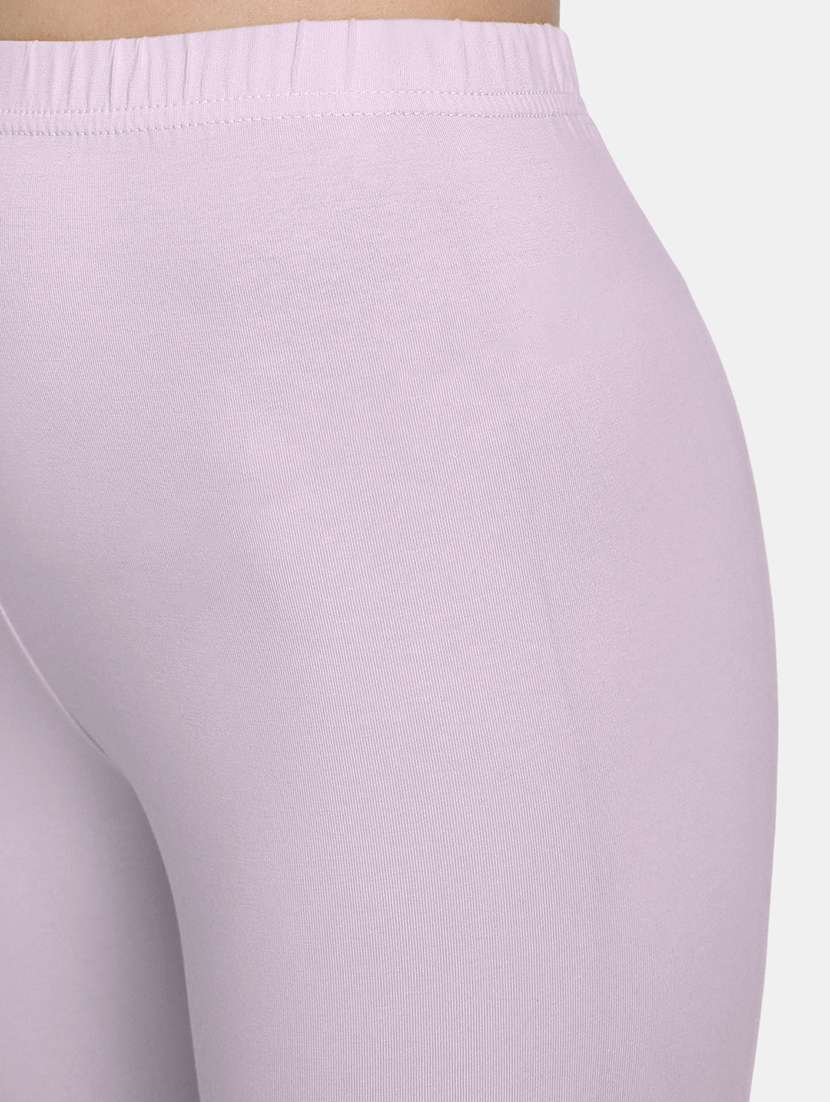 women solid mid rise legging - 22358122 -  Standard Image - 4