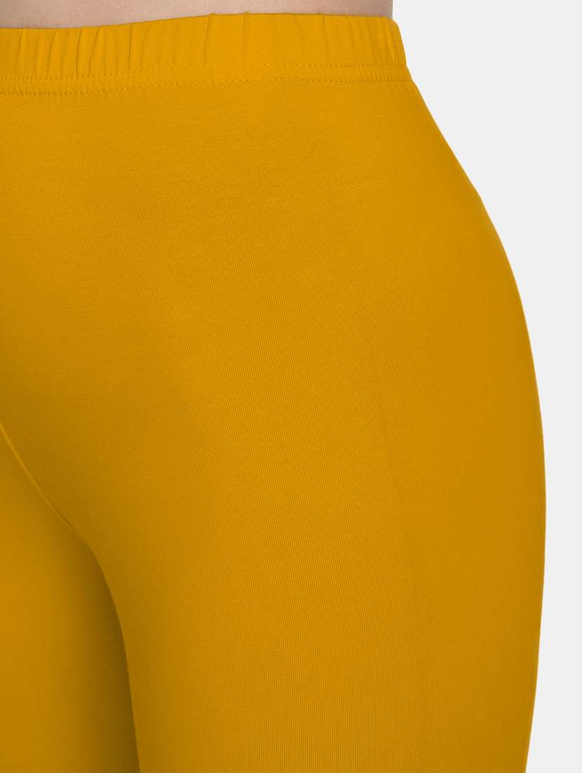 women solid mid rise legging - 22358123 -  Standard Image - 4