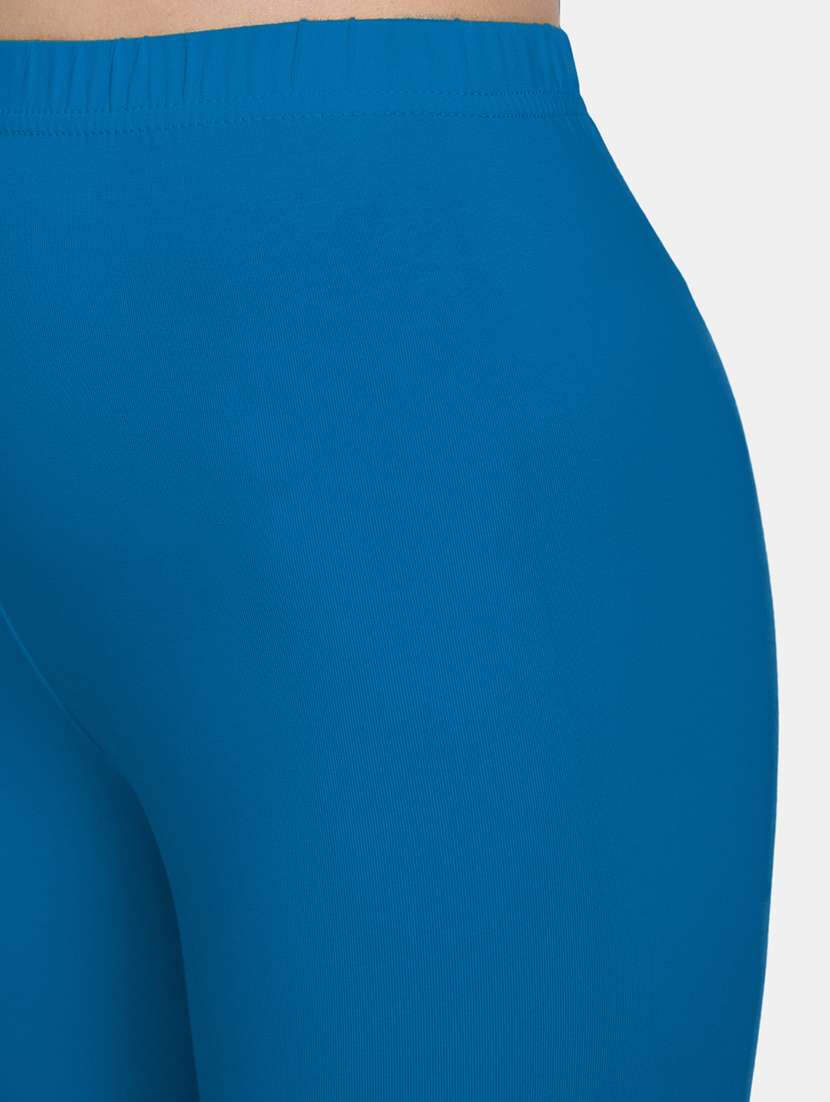 women solid mid rise legging - 22358133 -  Standard Image - 4