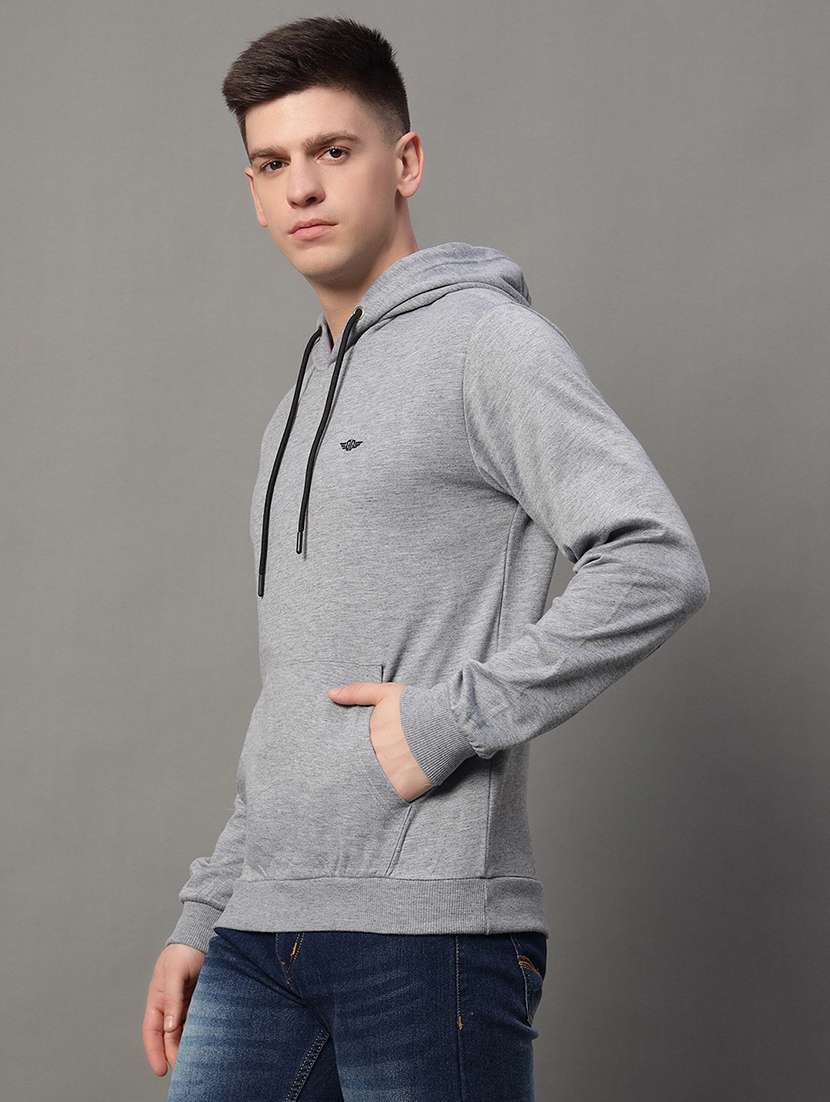 men solid long sleeve regular fit sweatshirt - 22358238 -  Standard Image - 1