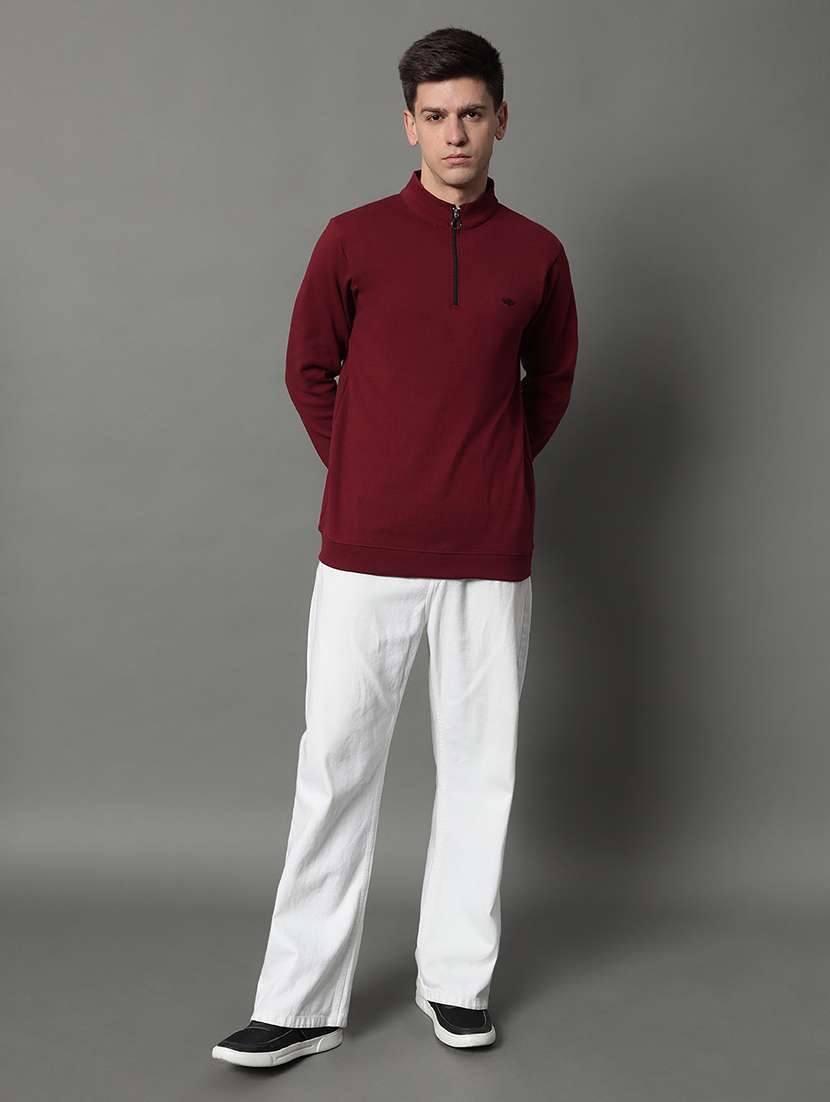 men solid long sleeve regular fit sweatshirt - 22358257 -  Standard Image - 4