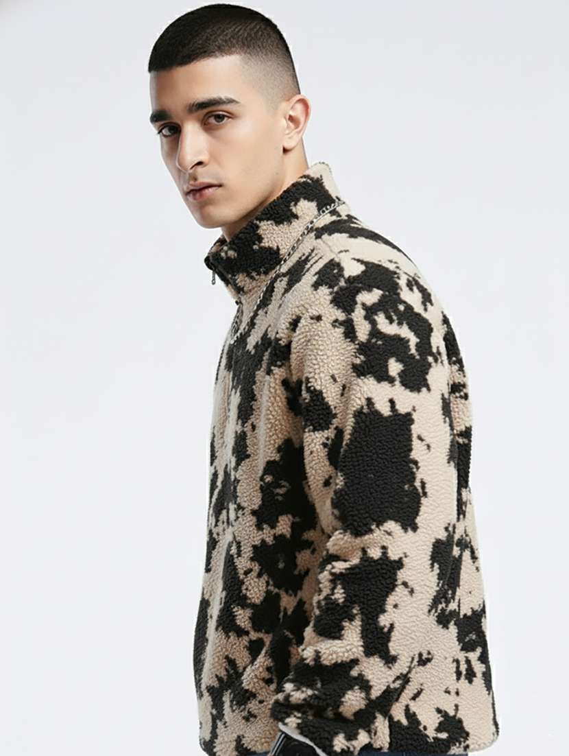 men printed long sleeve regular fit sweatshirt - 22358267 -  Standard Image - 1