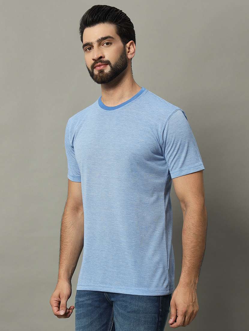 men solid short sleeve regular fit t-shirt - 22358361 -  Standard Image - 1