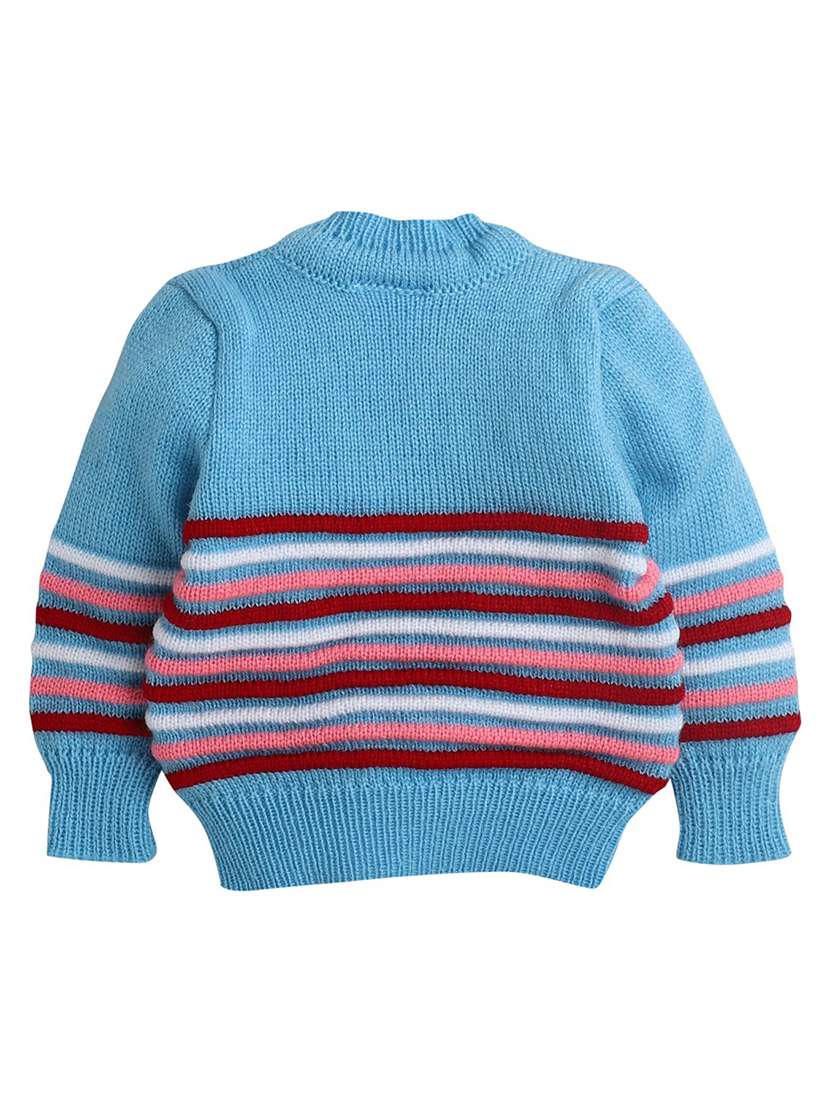 kids striped cardigan with woolen socks & cap - 22358647 -  Standard Image - 1